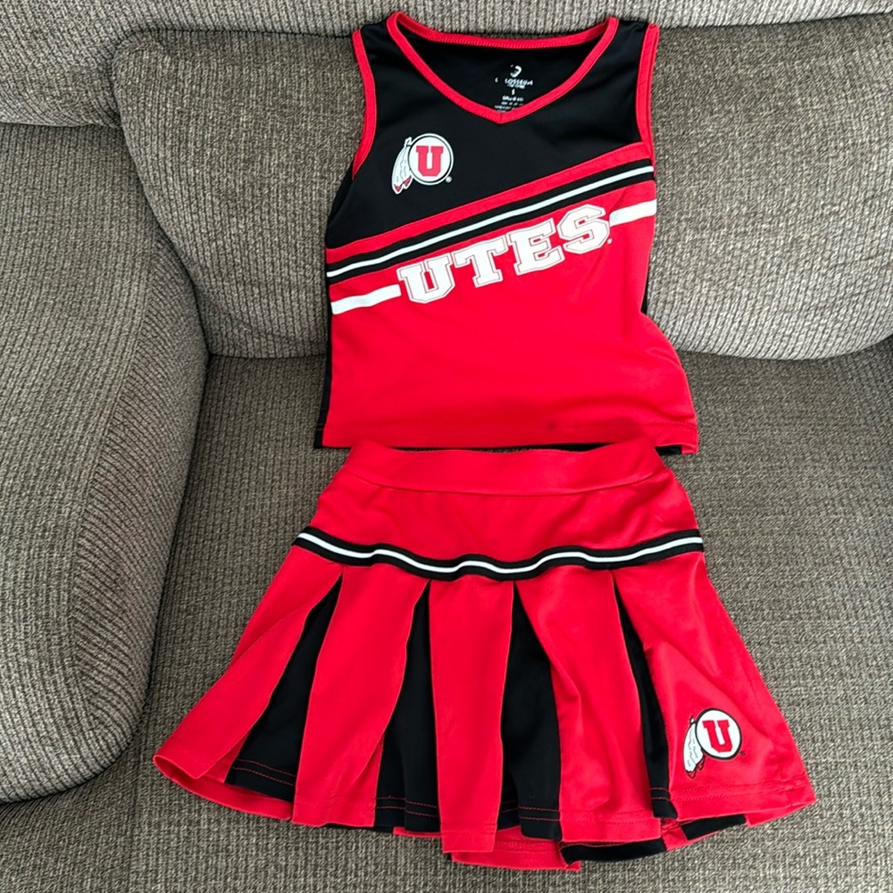 Utah Utes cheerleader outfit